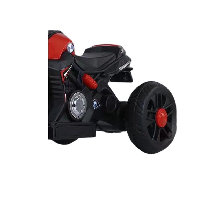 Moto Niño Antivuelco A Bateria Recargable Luz y Sonido Red-3