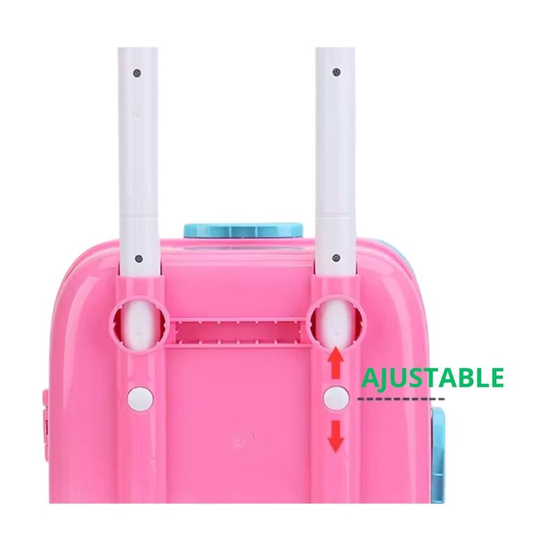 Cocina Juguete Infantil Con Maleta Luz y Sonido 15 Piezas-6
