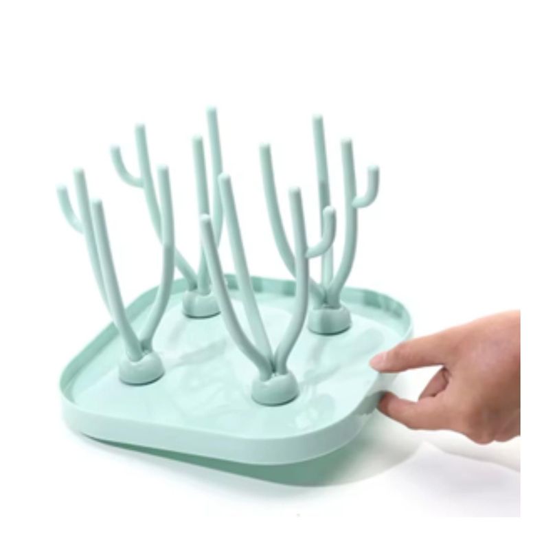 Secador Escurridor Organizador Mamaderas Biberones Celeste-0