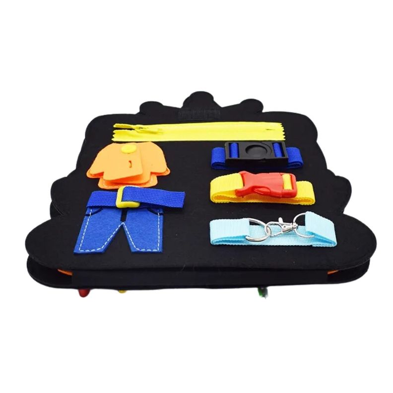 Tablero Sensorial Libro Bebe Desarrollo Sensorial Tigre-2