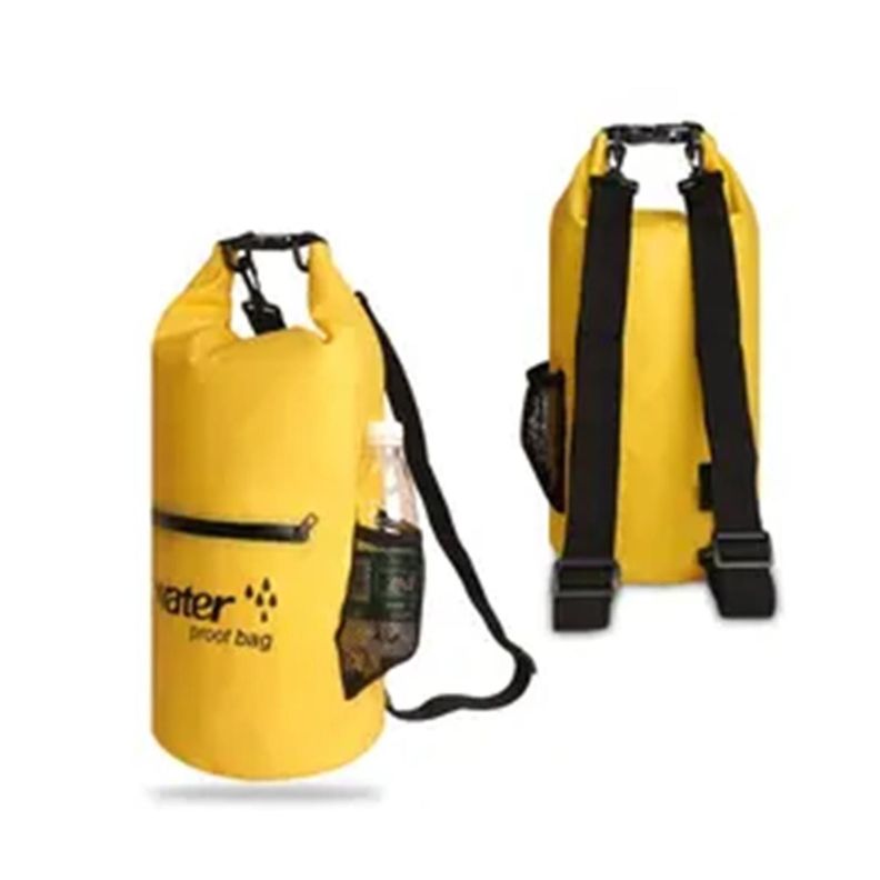 Mochila Seca Impermeable. 25 L. Waterproof. Amarillo-1