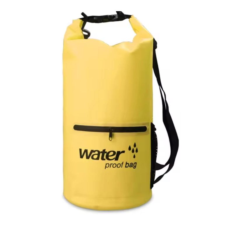 Mochila Seca Impermeable. 25 L. Waterproof. Amarillo-0