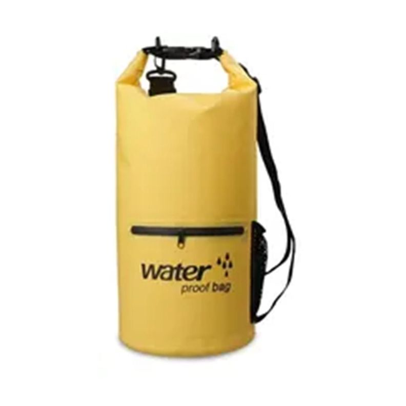 Mochila Seca Impermeable. 25 L. Waterproof. Amarillo-3