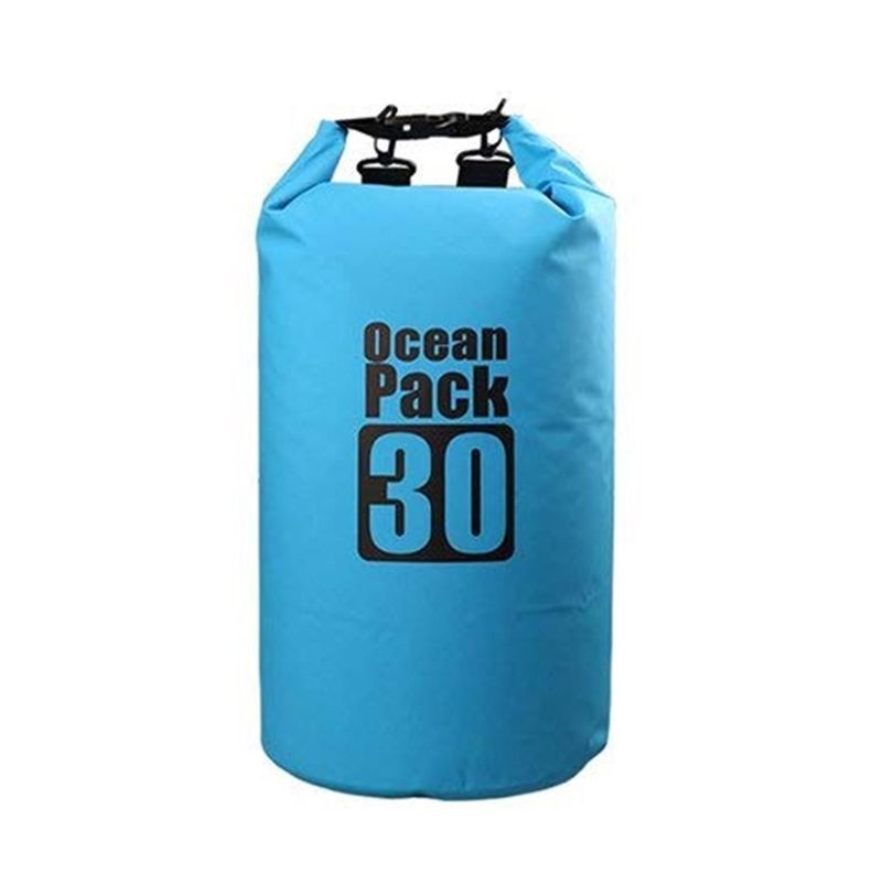 Bolso Seco Impermeable 30L Celeste-0