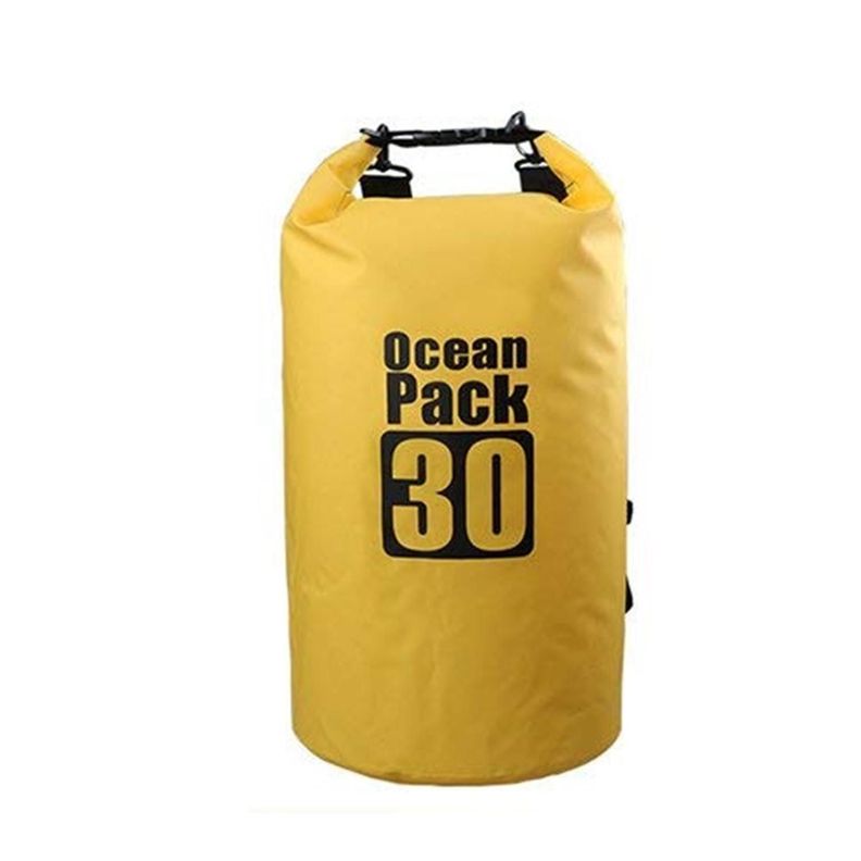 Bolso Seco Impermeable 30L Amarillo-0