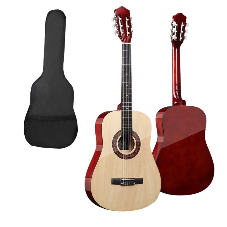 Guitarra Acustica Clásica 38”. Incluye Funda.-0