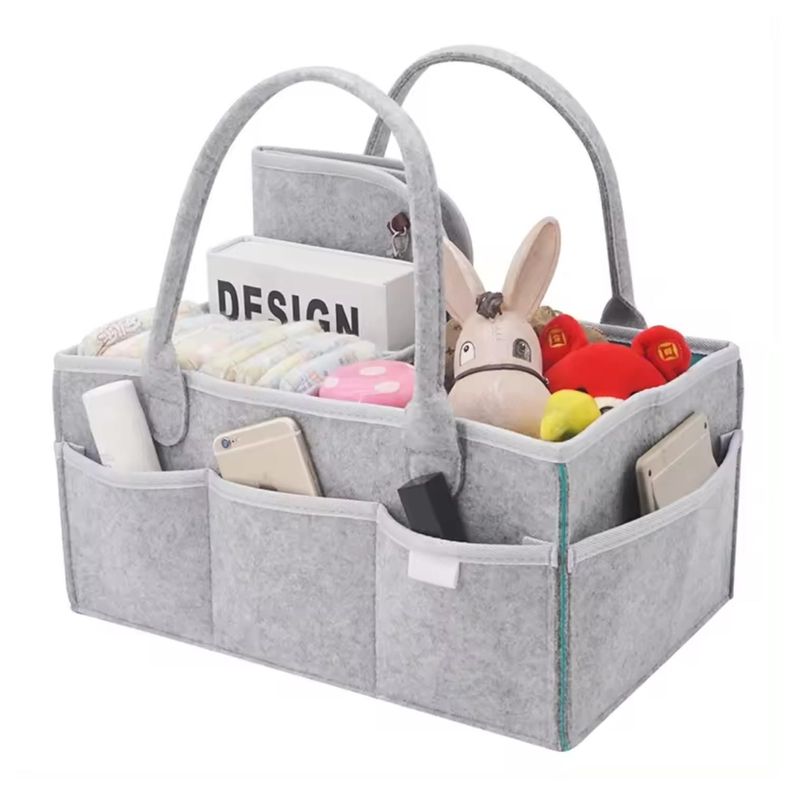 Organizador De Pañales Deluxe Para Mudador Rosa-3