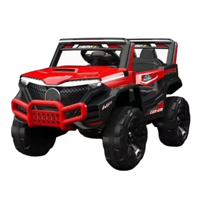Auto Electrico Jeep Bateria Infantil Con Control 5688 Rojo-0