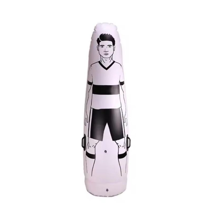 Barrera De Futbol Inflable Para Tiros Libres. 175 cm Blanco-0