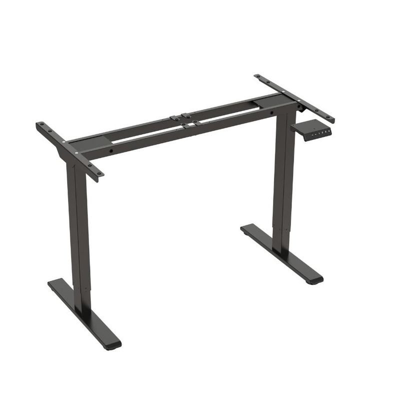 Base Escritorio Electrico Altura Regulable Ajustable Negra-0