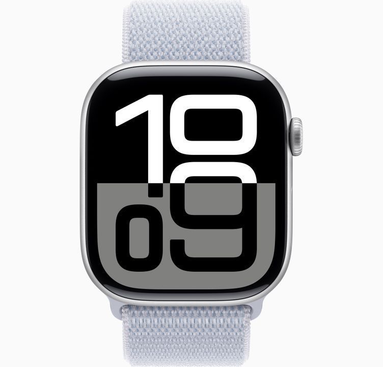 Apple Watch Series 10 Gps 46mm Aluminum Case Sport Loop Plata-0