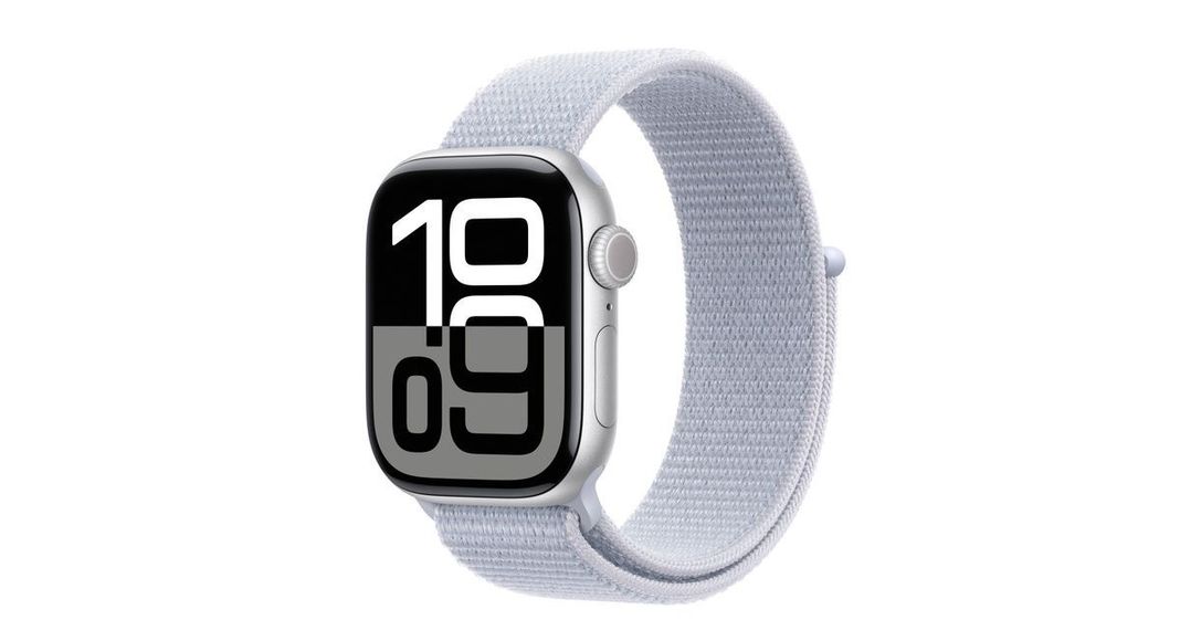 Apple Watch Series 10 Gps 46mm Aluminum Case Sport Loop Plata-1