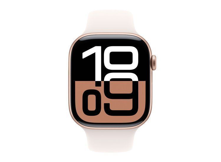 Apple Watch Series 10 Gps 46mm Aluminum Case Sport Band M/l Oro Rosa -1