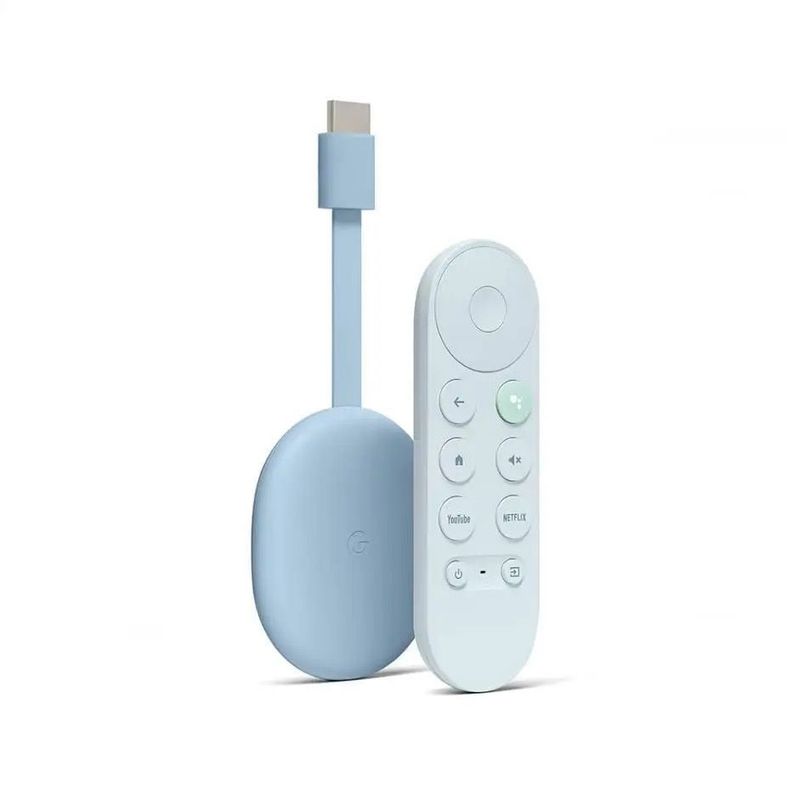 Google Chromecast 4 Con Google Tv 4k - Azul
