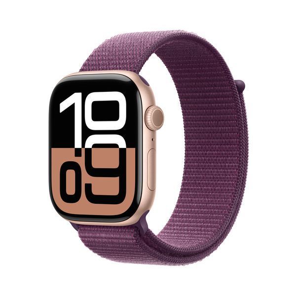 Apple Watch Series 10 Gps 42mm Aluminum Case Sport Loop Oro rosa-0