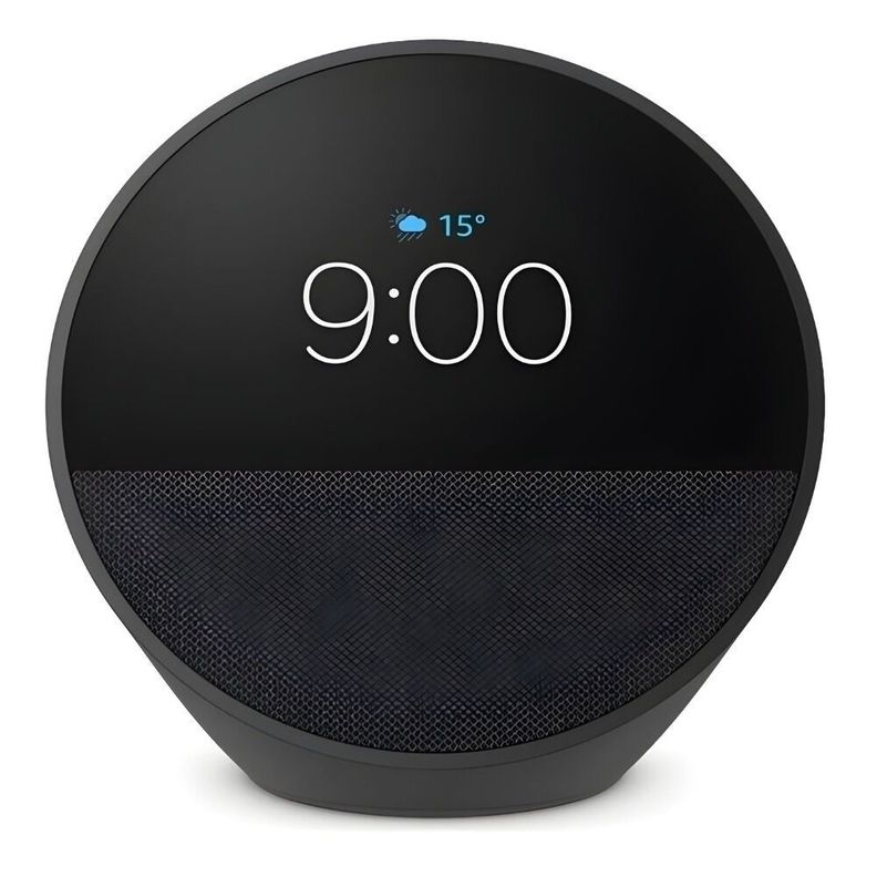 Amazon Echo Spot (2024) - Parlante Inteligente Con Alexa - Negro-0