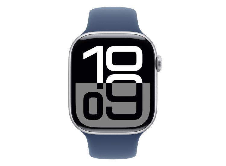 Apple Watch Series 10 Gps 46mm Aluminum Case Sport Band M/l Plata-1