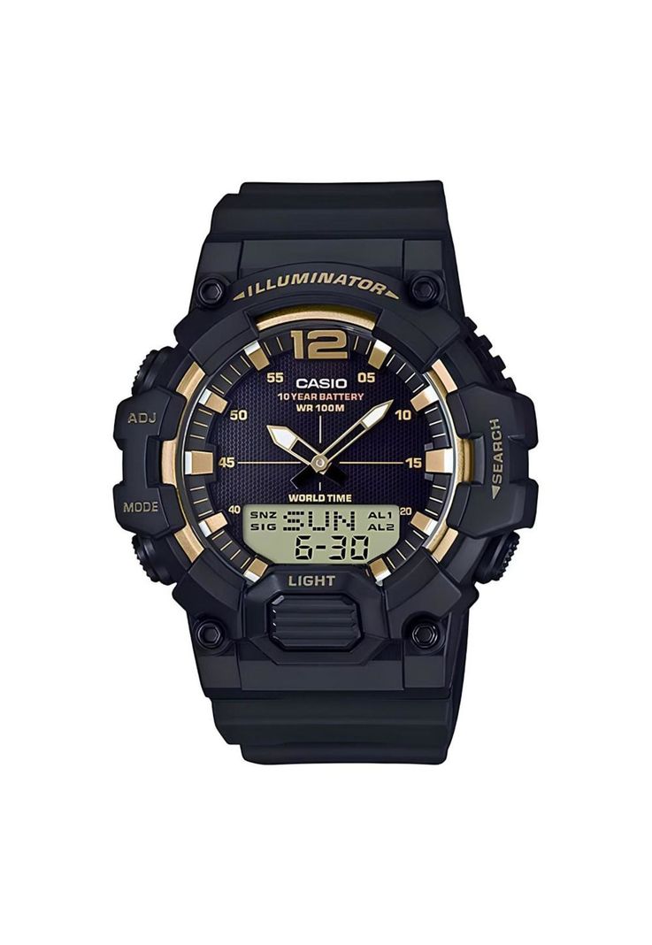 Reloj Hdc-700-9av Hombre Analogo Digital Resina-0