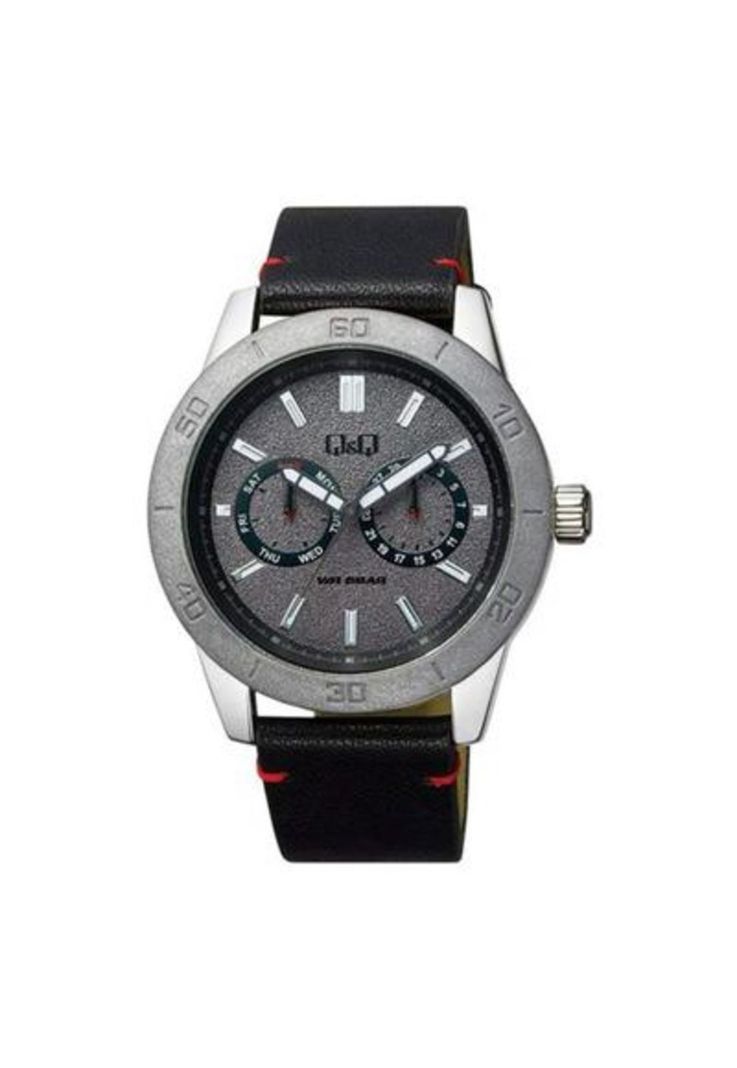 Reloj Aa34j312y Hombre Analogo Cuero-0