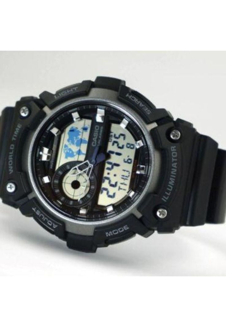 Reloj Aeq-200w-1av Hombre Analogo Digital Resina-1