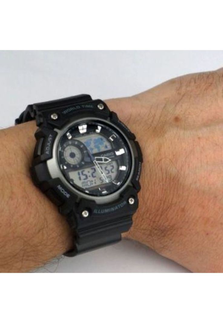 Reloj Aeq-200w-1av Hombre Analogo Digital Resina-3
