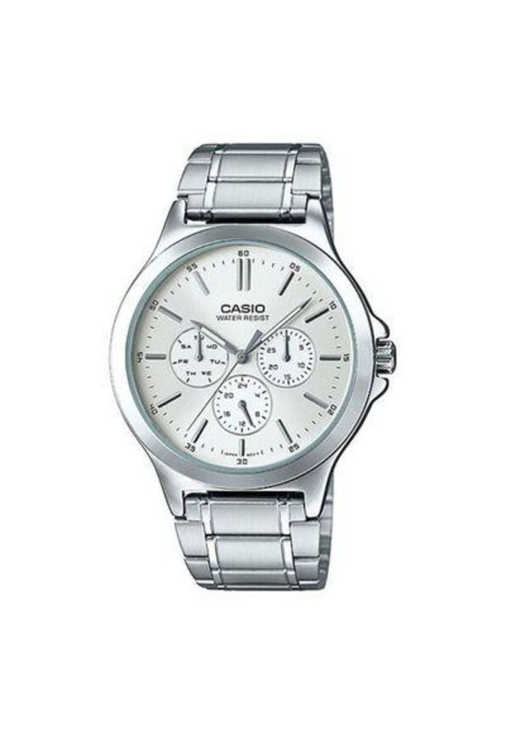 Reloj Mtp-V300d-7a Hombre Analogo Metal-0
