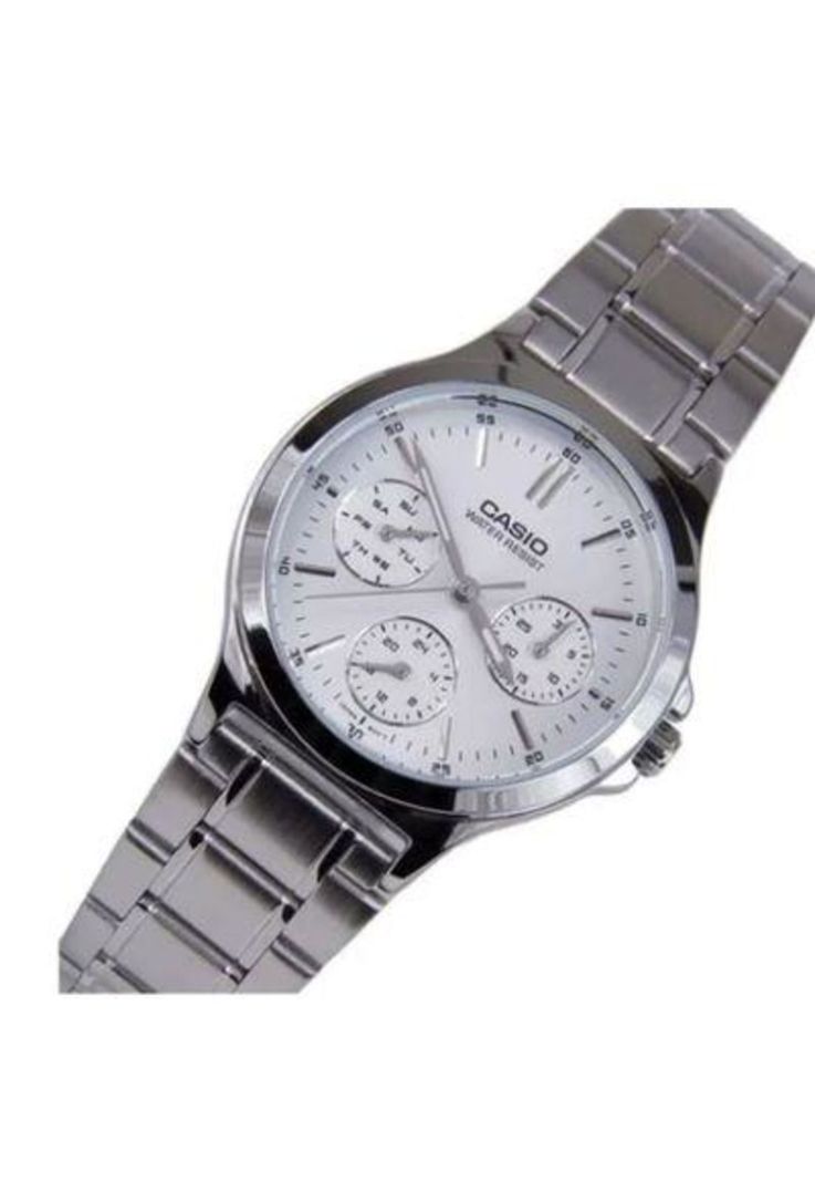 Reloj Mtp-V300d-7a Hombre Analogo Metal-1