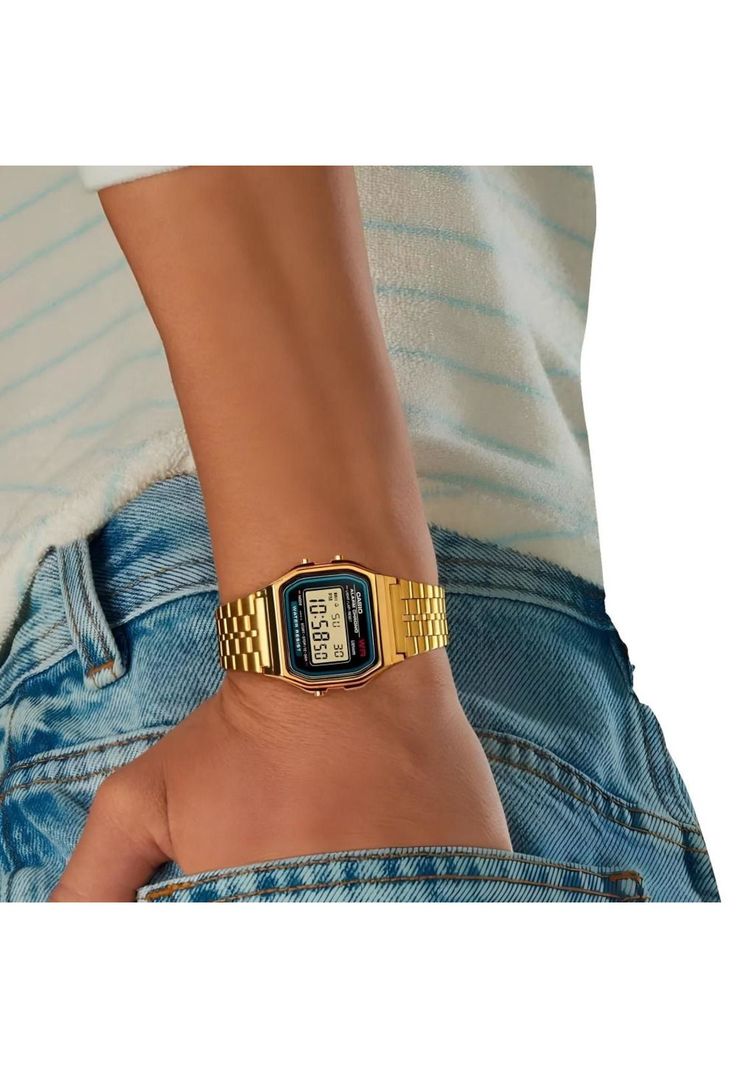 Reloj A-159wgea-1 Vintage Digital Metal-2