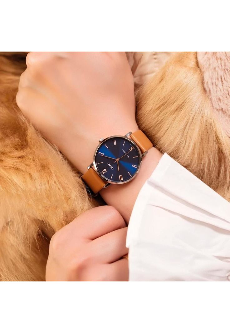 Reloj Ltp-Vt01l-2b2 Mujer Analogo Cuero-6