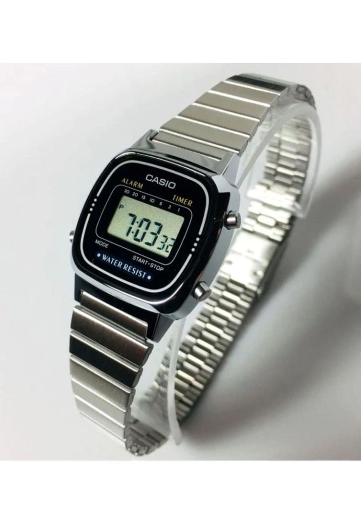 Reloj La-670wa-1 Vintage Digital Metal-2