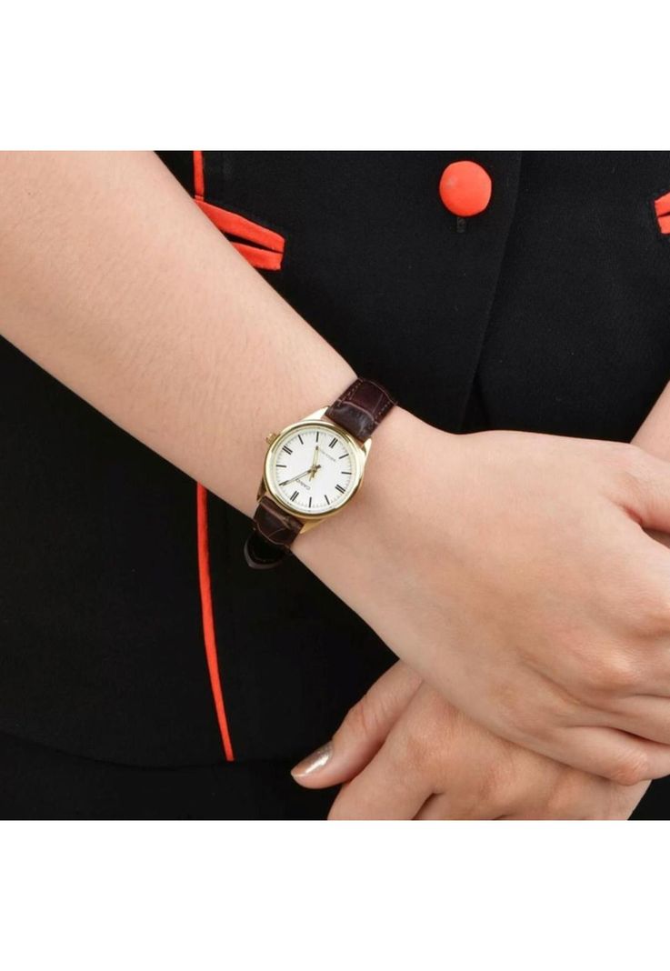 Reloj Ltp-V005gl-7a Mujer Analogo Cuero-3