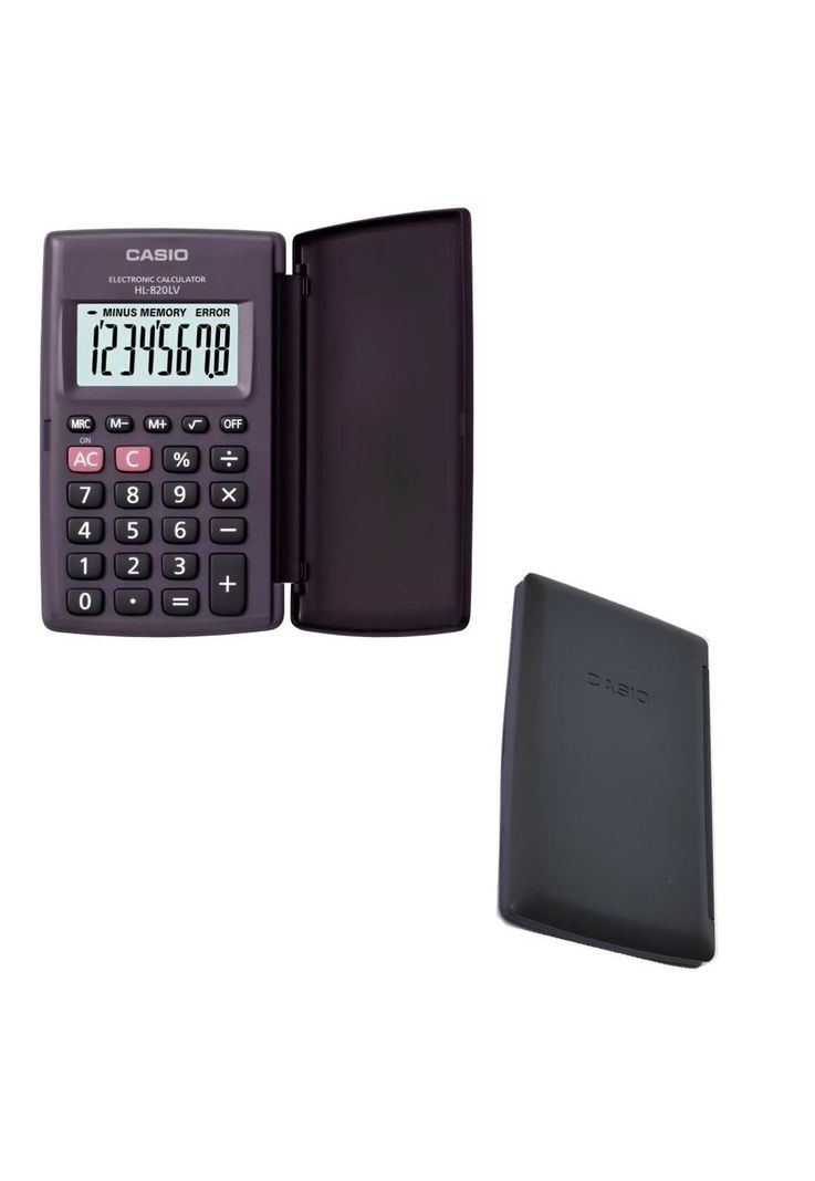 Calculadora Hl-820lv-Bk De Bolsillo-1