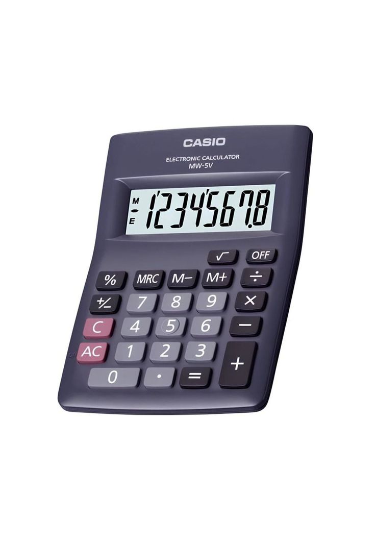 Calculadora Mw-5v-Bk Escritorio-0