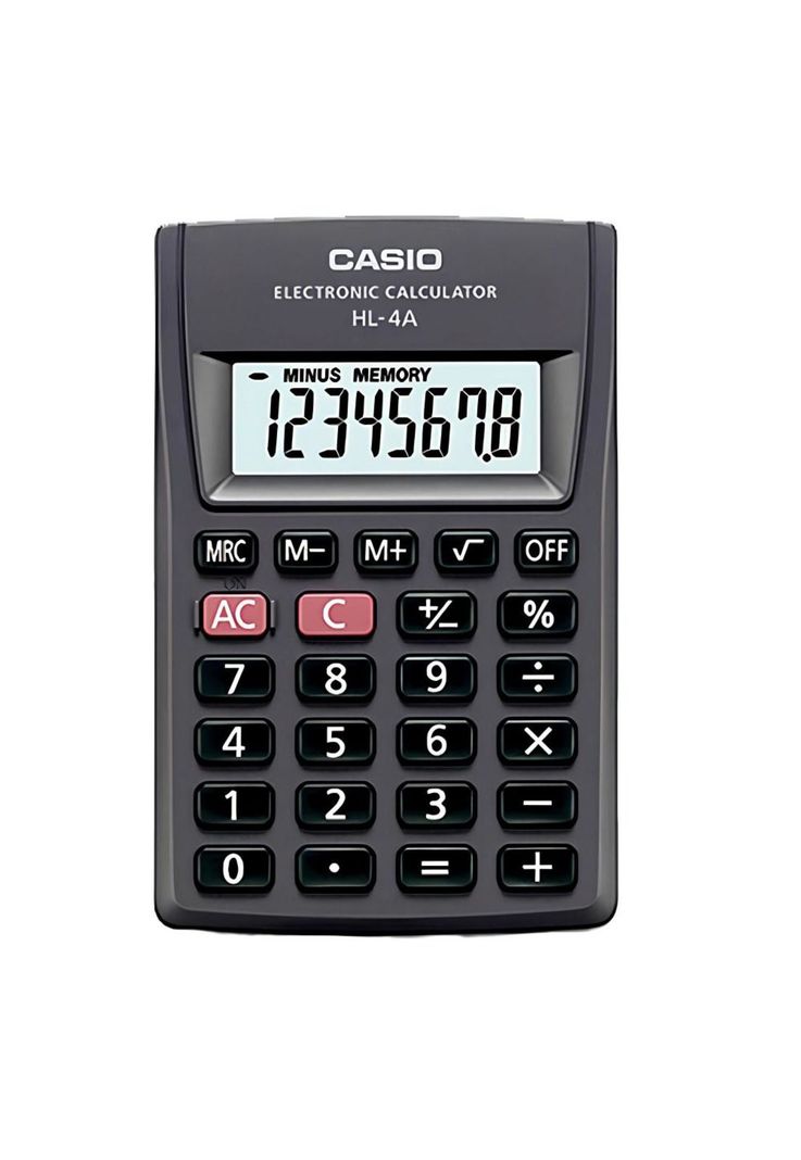 Calculadora Hl-4a De Bolsillo-0