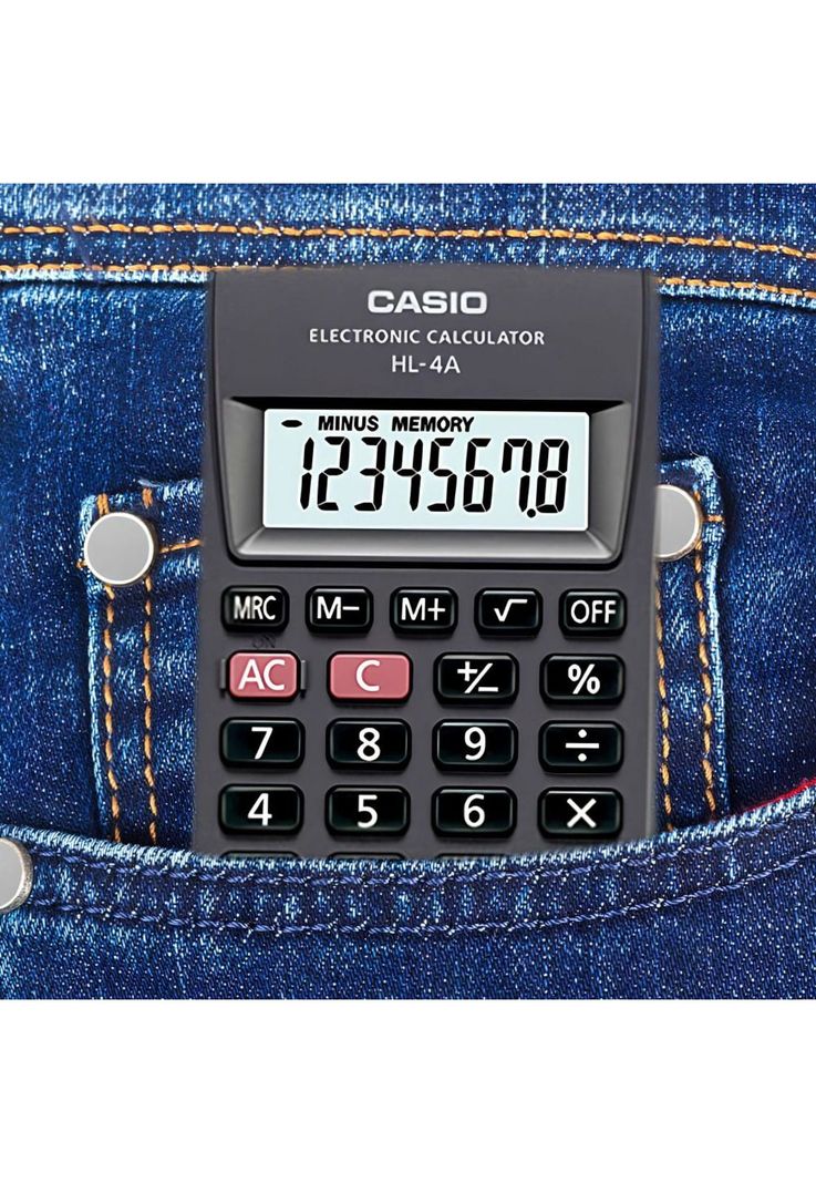Calculadora Hl-4a De Bolsillo-1