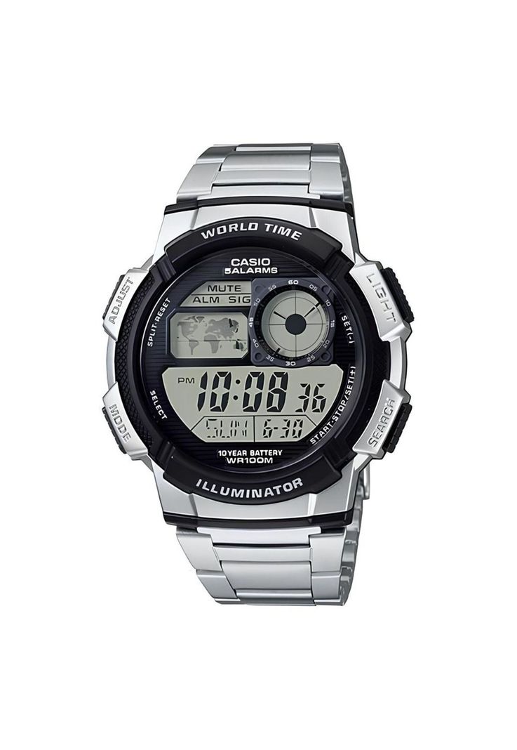 Reloj Ae-1000wd-1av Hombre Digital Metal-0