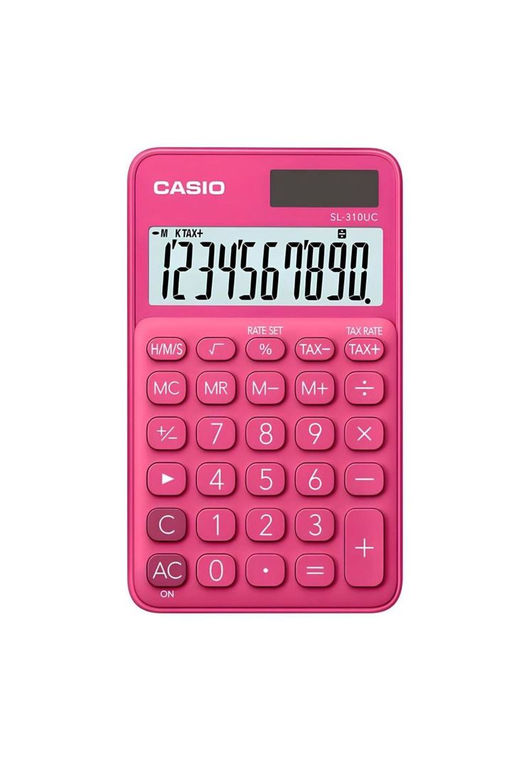Calculadora Sl-310uc-Rd De Bolsillo-0
