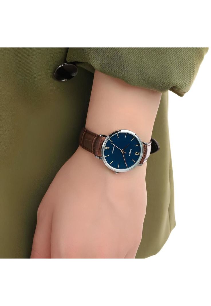 Reloj Ltp-Vt01l-2b Mujer Analogo Cuero-2