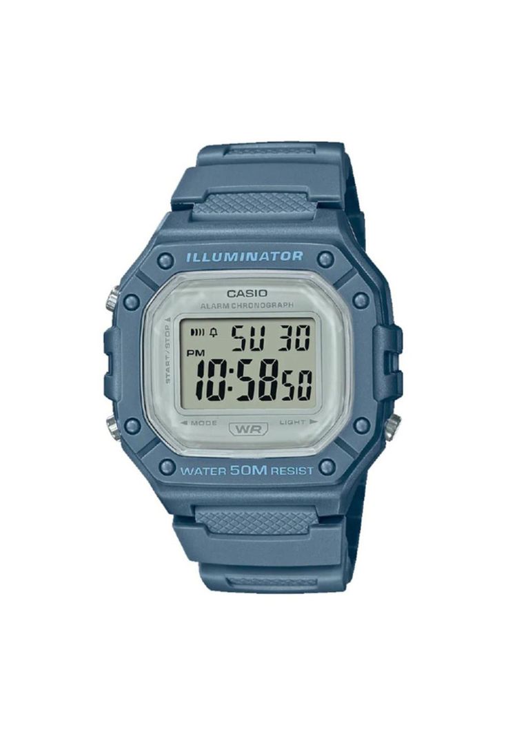 Reloj W-218hc-2av Hombre Digital Resina-0