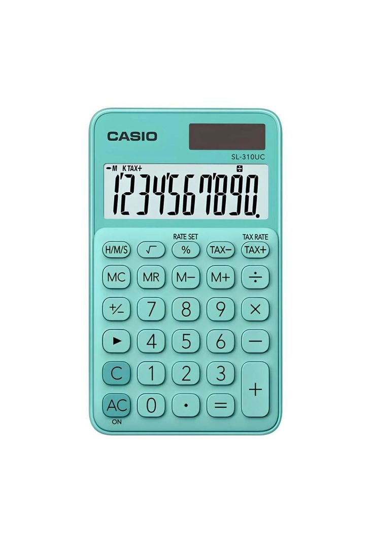 Calculadora Sl-310uc-Gn De Bolsillo-0