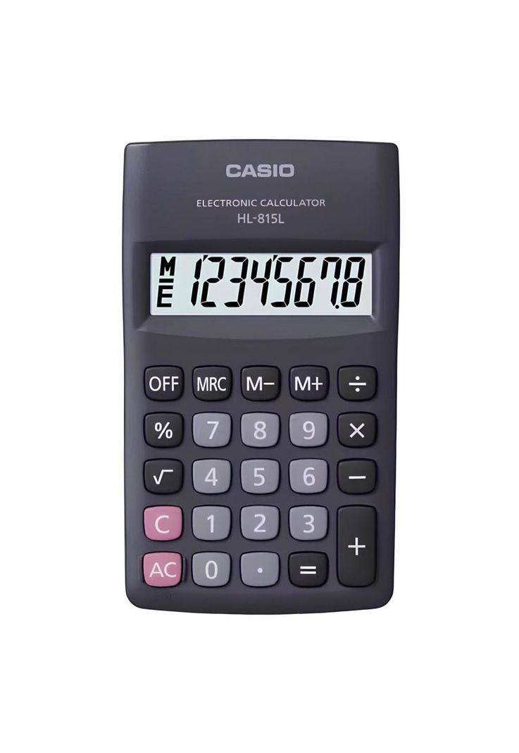 Calculadora Hl-815l-Bk De Bolsillo-0