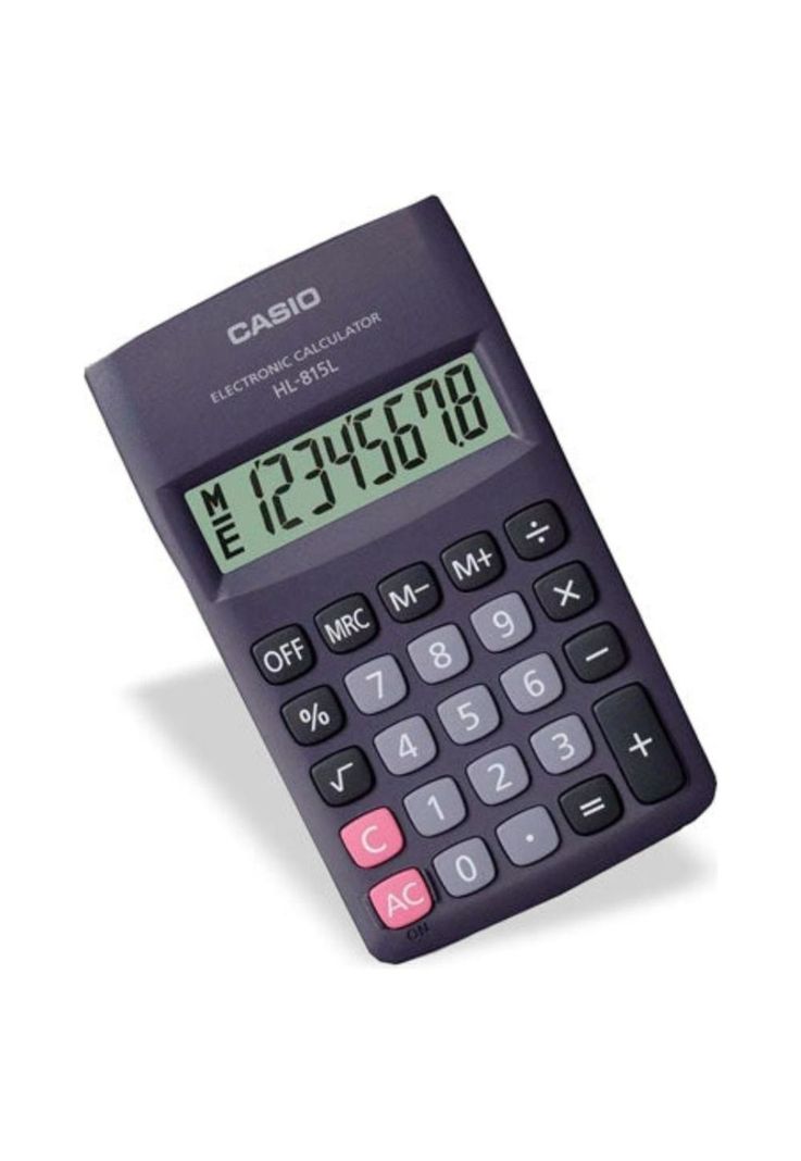 Calculadora Hl-815l-Bk De Bolsillo-1