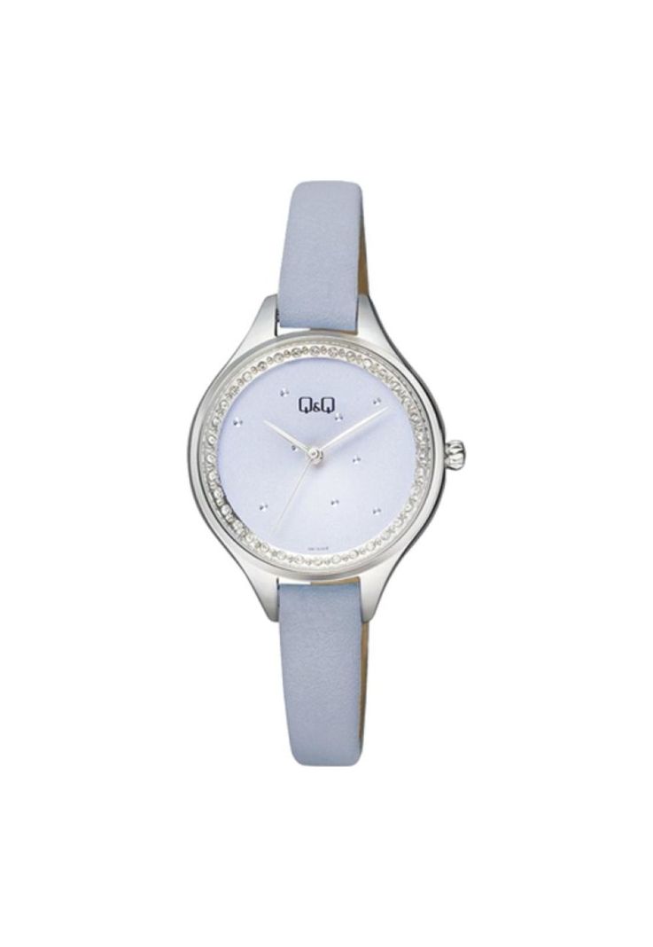 Reloj Qb73j302y Mujer Analogo Cuero-0