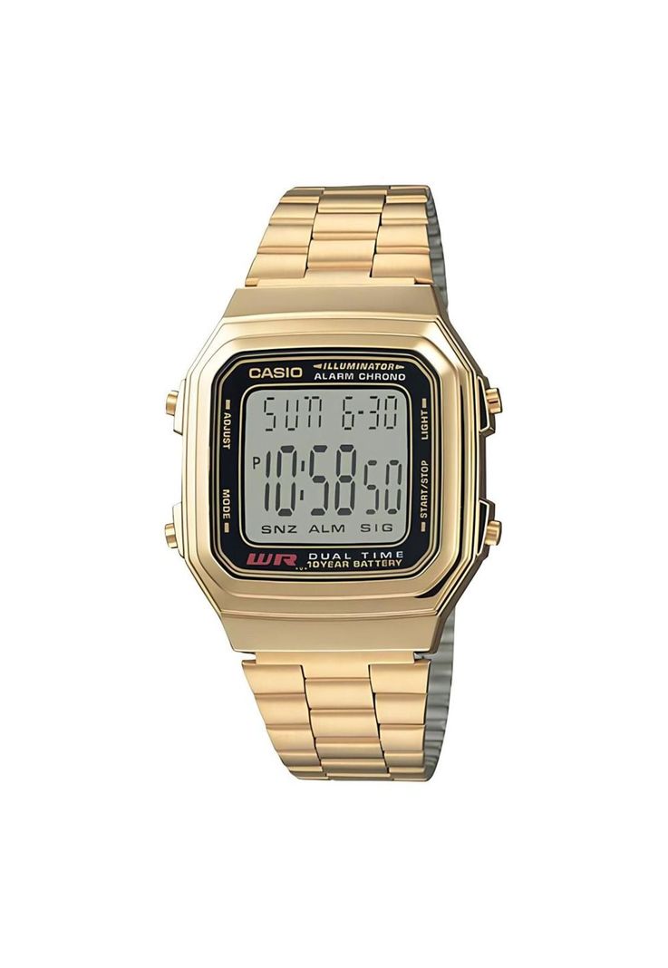Reloj A-178wga-1 Hombre Digital Metal-0