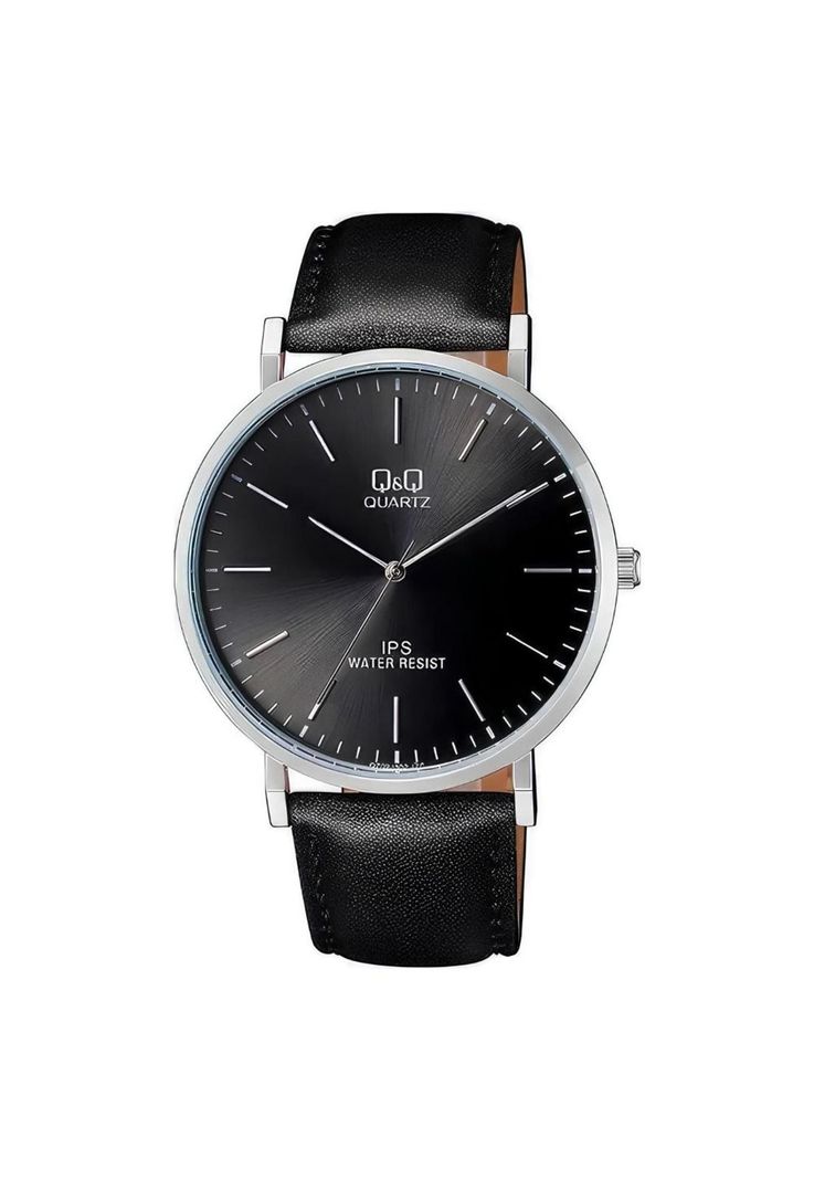 Reloj Qz02j302y Hombre Analogo Cuero