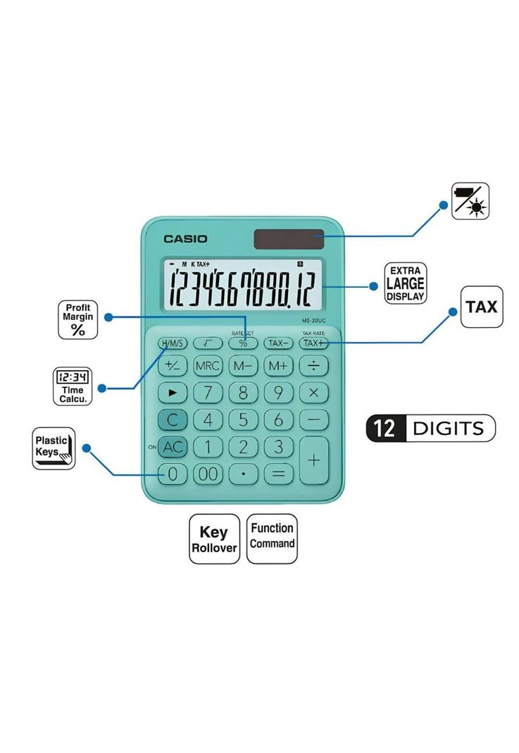 Calculadora Ms-20uc-Gn Escritorio-1