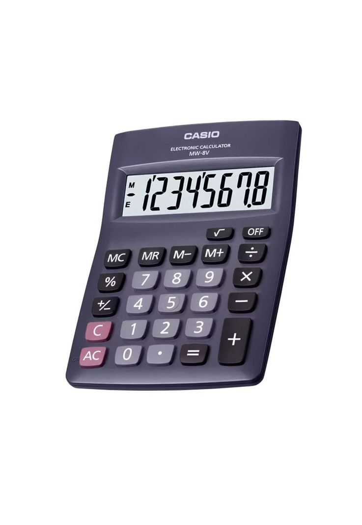 Calculadora Mw-8v-Bk Escritorio-0