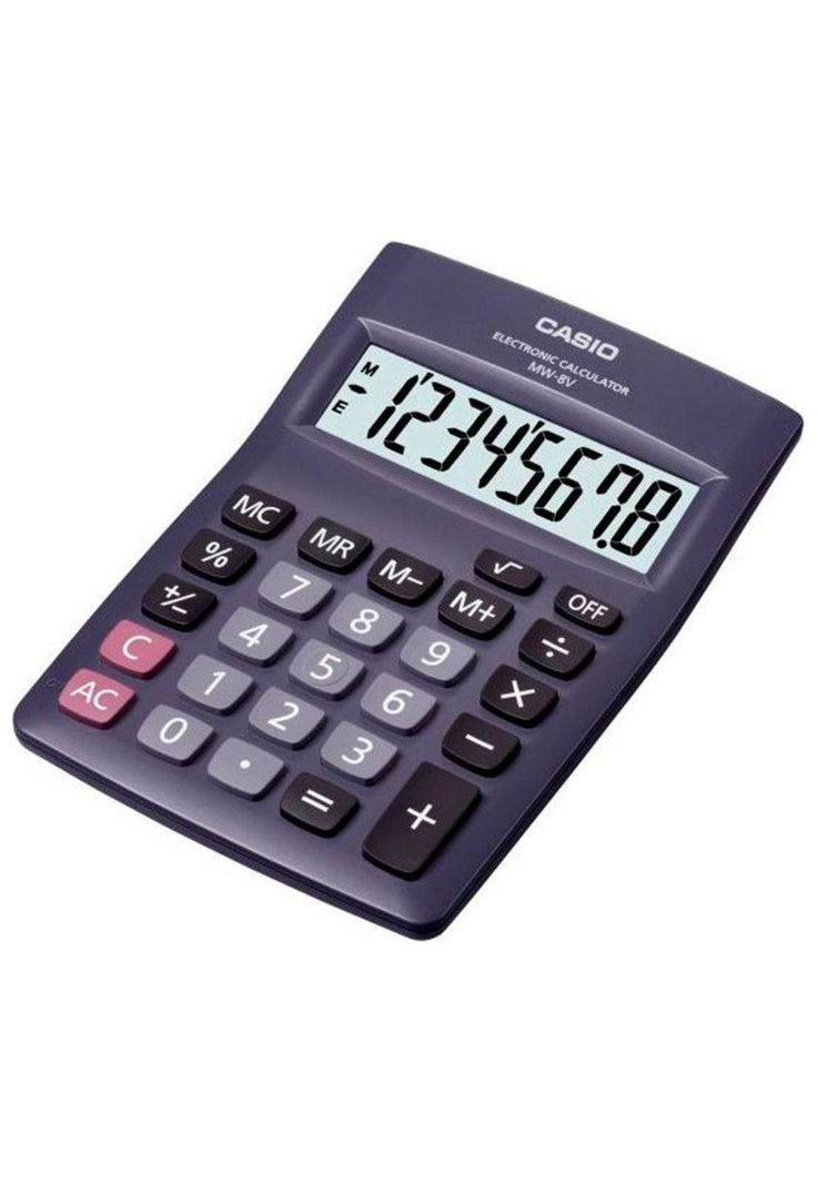 Calculadora Mw-8v-Bk Escritorio-1