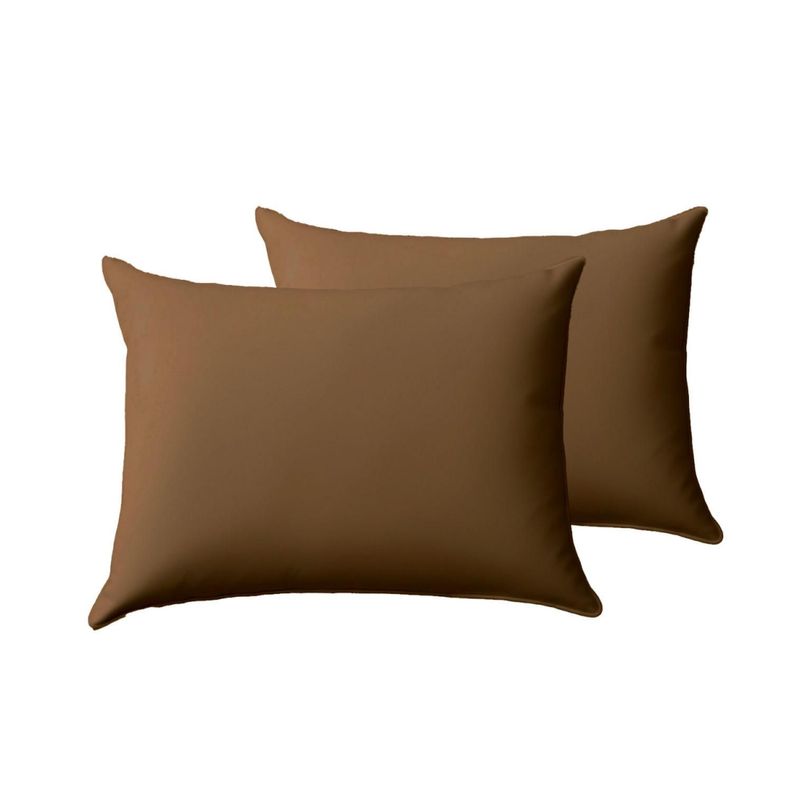 Pack de Almohada 70x40 cm Comodidad para un Sueño Reparador Café Diseño-0