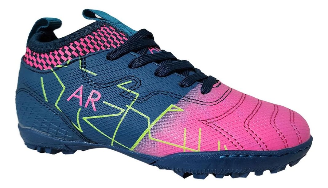 Zapatilla Baby Futbol Juvenil Niños Exotic Soccer Fucsia7498-1